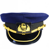 Custom Railway Uniform Cap Railroad Conductor Hat Train Service Peak Cap