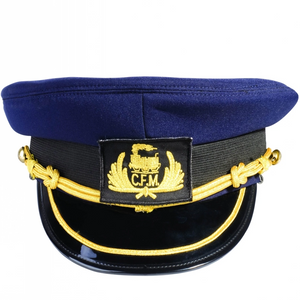 Custom Railway Uniform Cap Railroad Conductor Hat Train Service Peak Cap