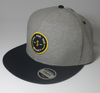 Hip Hop Flat Brim Snapback Hat Custom Embroidered Streetwear Cap