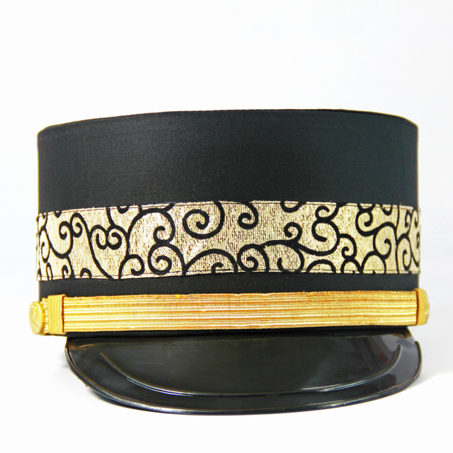High Quality New Design Doorman Hats Customizable with Different Logos and Colors Hotel Doorman Hats Customized