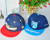 Hip Hop Flat Brim Snapback Hat Custom Embroidered Streetwear Cap
