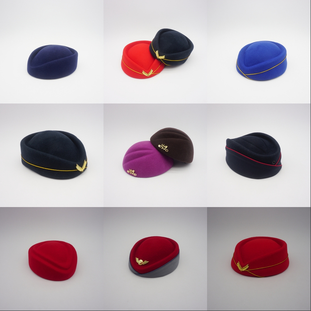 Flight Attendant Hats for Airline Uniforms