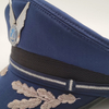 Custom Alaska Airlines Pilot Cap with Silver Visor Embroidery